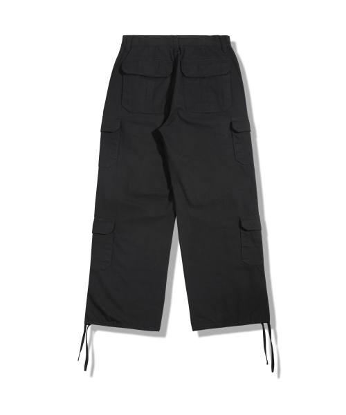 GUBIN(グビン)の「テイルポイントコットンカーゴパンツ - ブラック(その他パンツ・メンズ・その他・MEDIUM/LARGE)」の2枚目の写真