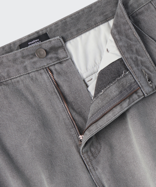 MUSINSA STANDARD（ムシンサスタンダード）の「デニムパラシュートカーゴパンツ[グレー]（デニムパンツ・メンズ・その他・40/38/42/36/34/32/30/31/33/26/27/28/29）」の3枚目の写真