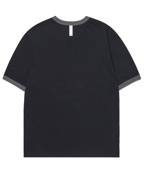 NOMANUAL(NOMANUAL)の「N.D RINGER T-SHIRT - BLACK(Tシャツ/カットソー・レディース・その他・MEDIUM/LARGE/X-LARGE/SMALL)」の2枚目の写真