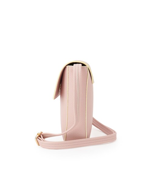 SHOO・LA・RUE（シューラルー）の「ソフトレザー調ポシェット（ショルダーバッグ・キッズ・ベビーピンク/ベージュ・00）」の5枚目の写真