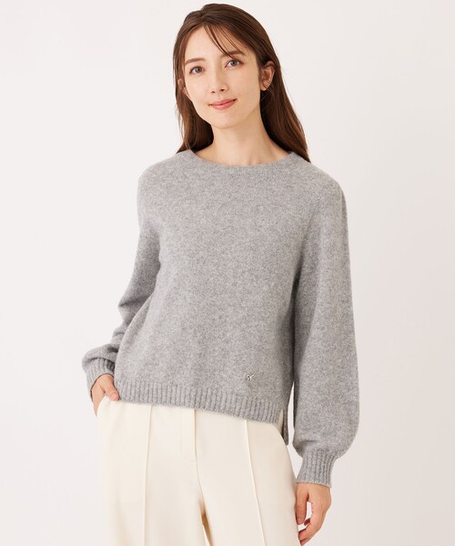 TO BE CHIC(トゥー ビー シック)の「クーマラム プルオーバー(ニット/セーター・レディース・ブラック/ピンク系その他2/グレー系その他2/イエロー・40/42)」の2枚目の写真