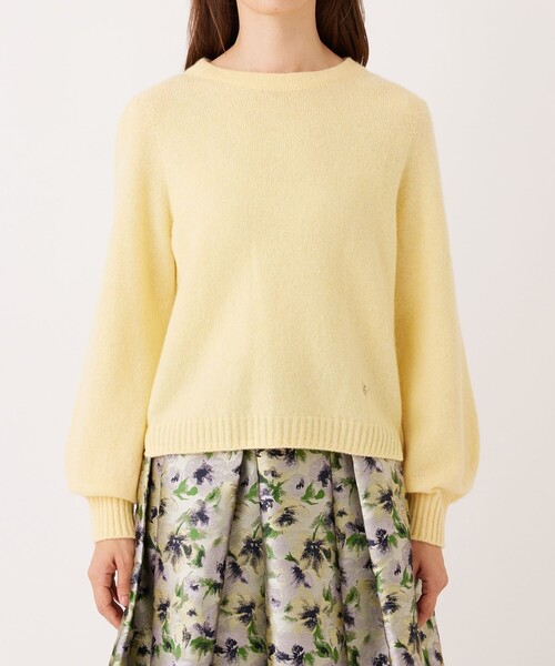 TO BE CHIC(トゥー ビー シック)の「クーマラム プルオーバー(ニット/セーター・レディース・ブラック/ピンク系その他2/グレー系その他2/イエロー・40/42)」の10枚目の写真