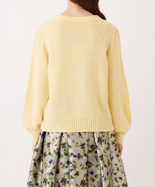 TO BE CHIC(トゥー ビー シック)の「クーマラム プルオーバー(ニット/セーター・レディース・ブラック/ピンク系その他2/グレー系その他2/イエロー・40/42)」の12枚目の写真