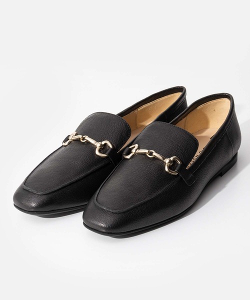 FABIO RUSCONI SQUARE TOE BIT LOAFER ファビオルスコーニ スクエア