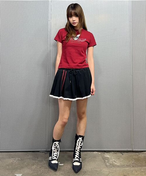 LUVISTRUE(ラヴイズトゥルー)の「IM SHORT PLEATS SKIRT(BLACK)(スカート・レディース・その他・FREE)」の14枚目の写真