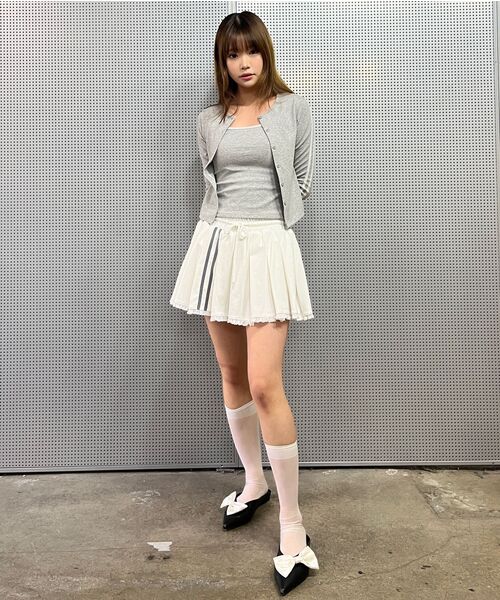 LUVISTRUE(ラヴイズトゥルー)の「IM SHORT PLEATS SKIRT(BLACK)(スカート・レディース・その他・FREE)」の18枚目の写真