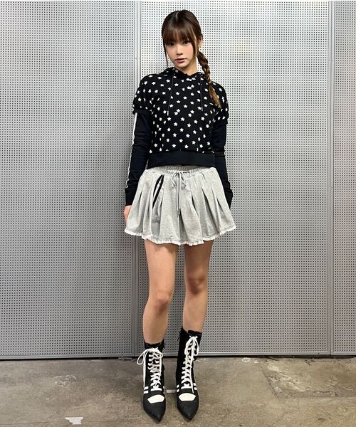 LUVISTRUE(ラヴイズトゥルー)の「IM SHORT PLEATS SKIRT(BLACK)(スカート・レディース・その他・FREE)」の20枚目の写真
