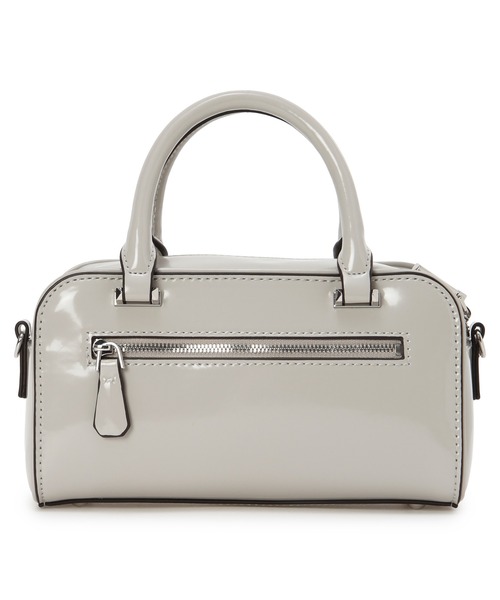 Guess（ゲス）の「ARNELA Mini Satchel ミニボストンバッグ  （ショルダーバッグ・レディース・ベージュ/ブラック/バーガンディー・ONE SIZE）」の4枚目の写真
