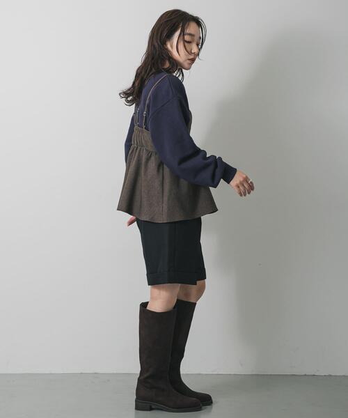 SENSE OF PLACE by URBAN RESEARCH（センスオブプレイスバイアーバンリサーチ）の「レイヤードデザインビスチェ（その他トップス・レディース・ブラウン/ブラック・ONE）」の21枚目の写真