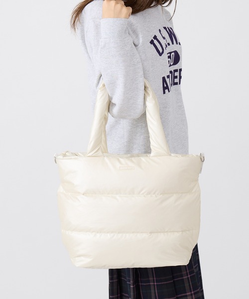 ROOTOTE(ルートート)の「【ROOTOTE】FE.ミディアム.モデレート モダーン-A 3682 3685 ※(トートバッグ・レディース・アイボリー/マルチ/ブラック/ベージュ/シルバー/ブラック系その他2・FREE)」の3枚目の写真
