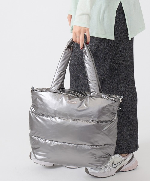ROOTOTE(ルートート)の「【ROOTOTE】FE.ミディアム.モデレート モダーン-A 3682 3685 ※(トートバッグ・レディース・アイボリー/マルチ/ブラック/ベージュ/シルバー/ブラック系その他2・FREE)」の6枚目の写真