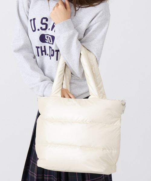 ROOTOTE(ルートート)の「【ROOTOTE】FE.ミディアム.モデレート モダーン-A 3682 3685 ※(トートバッグ・レディース・アイボリー/マルチ/ブラック/ベージュ/シルバー/ブラック系その他2・FREE)」の8枚目の写真