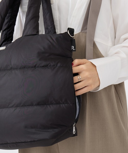 ROOTOTE(ルートート)の「【ROOTOTE】FE.ミディアム.モデレート モダーン-A 3682 3685 ※(トートバッグ・レディース・アイボリー/マルチ/ブラック/ベージュ/シルバー/ブラック系その他2・FREE)」の20枚目の写真