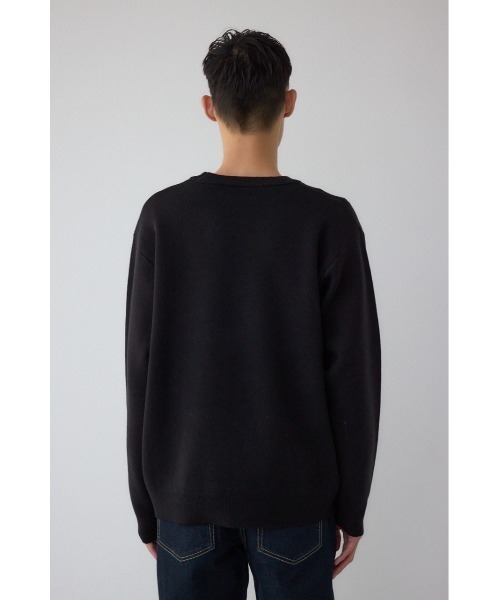 AZUL by moussy(アズールバイマウジー)の「裏ボア配色ニットトップス(ニット/セーター・メンズ・ブラック/ダークブラウン/ダークグレー・MEDIUM/LARGE)」の10枚目の写真