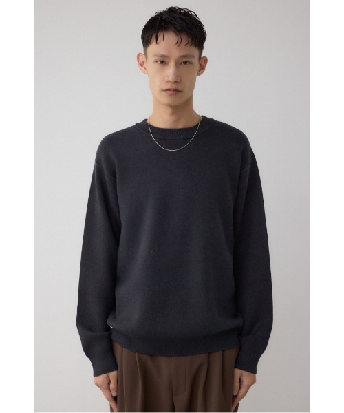 AZUL by moussy(アズールバイマウジー)の「裏ボア配色ニットトップス(ニット/セーター・メンズ・ブラック/ダークブラウン/ダークグレー・MEDIUM/LARGE)」の19枚目の写真