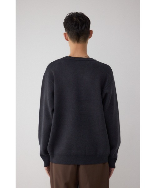 AZUL by moussy(アズールバイマウジー)の「裏ボア配色ニットトップス(ニット/セーター・メンズ・ブラック/ダークブラウン/ダークグレー・MEDIUM/LARGE)」の21枚目の写真
