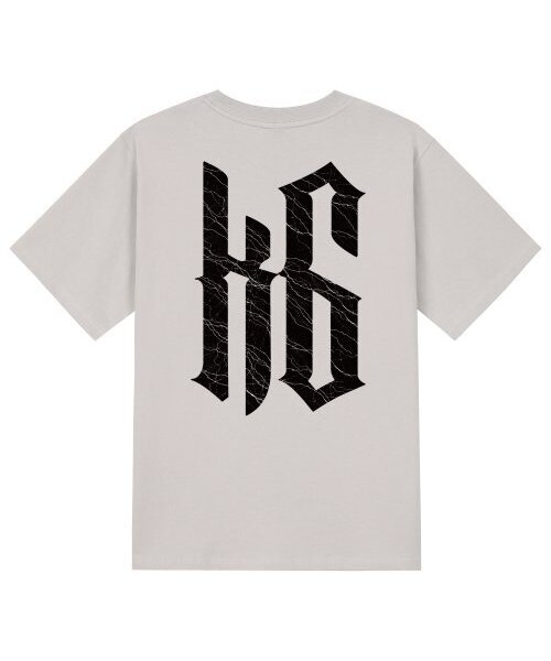 KAN6312(カン6312)の「KTC0092 ザカンオブ 半袖Tシャツ - ベージュ(Tシャツ/カットソー・メンズ・その他・LARGE/MEDIUM/SMALL/X-LARGE)」の1枚目の写真