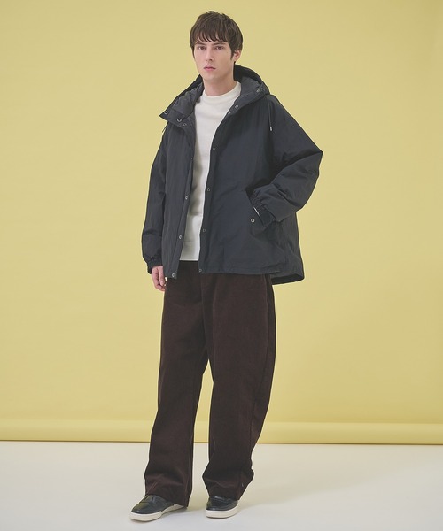 STUDIOUS（ステュディオス）の「【STUDIOUS】CORDUROY WIDE PANTS/コーデュロイワイドパンツ（その他パンツ・メンズ・オフホワイト/ブラック/ダークブラウン・1/2/3）」の9枚目の写真
