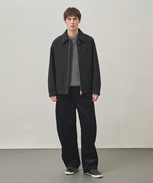 STUDIOUS（ステュディオス）の「【STUDIOUS】CORDUROY WIDE PANTS/コーデュロイワイドパンツ（その他パンツ・メンズ・オフホワイト/ブラック/ダークブラウン・1/2/3）」の7枚目の写真