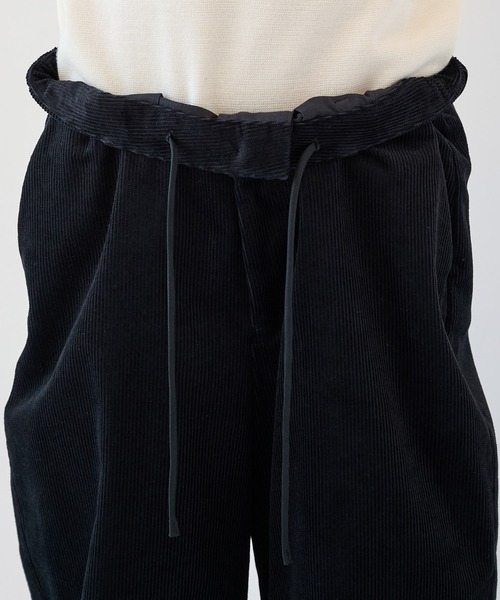 STUDIOUS（ステュディオス）の「【STUDIOUS】CORDUROY WIDE PANTS/コーデュロイワイドパンツ（その他パンツ・メンズ・オフホワイト/ブラック/ダークブラウン・1/2/3）」の22枚目の写真
