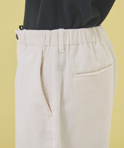 STUDIOUS（ステュディオス）の「【STUDIOUS】CORDUROY WIDE PANTS/コーデュロイワイドパンツ（その他パンツ・メンズ・オフホワイト/ブラック/ダークブラウン・1/2/3）」の16枚目の写真