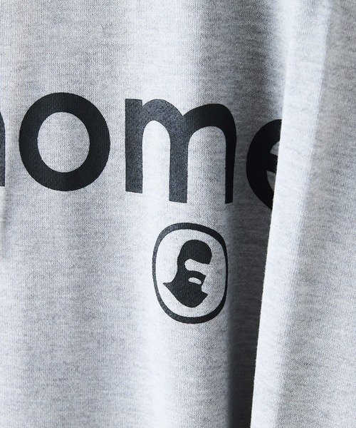 brknhome(ブロークンホーム)の「【BRKNHOME/ブロークンホーム】【シンプルロゴで着まわしやすい】カレッジロゴ プリント フルジップ スウェットパーカー カジュアル ストリート ユニセックス(パーカー・メンズ・ブラック/杢グレー・MEDIUM/LARGE)」の4枚目の写真
