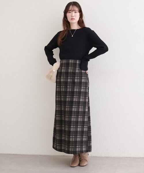 natural couture(ナチュラルクチュール)の「リボン付きマルチWAYニット(ニット/セーター・レディース・ミント/アイボリー/グレイッシュベージュ/ブラック・FREE)」の11枚目の写真