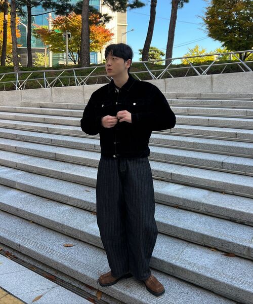 DUSTYWHITE(ダスティーホワイト)の「VELVET WASHED PADDED TRUCKER DENIM JACKET (3oz)(デニムジャケット・メンズ・その他・X-LARGE/LARGE/MEDIUM)」の10枚目の写真