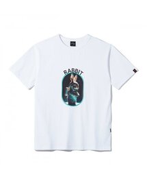 WANGGWAN（ワングァン）の「ラビットティファニー オーバーサイズ 半袖Tシャツ (ホワイト)（Tシャツ/カットソー）」