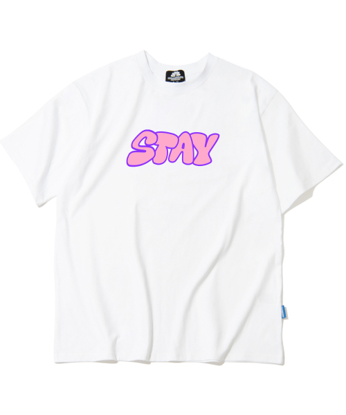 TRIPSHION(トリップション)の「ステイロゴTシャツ - ホワイト(Tシャツ/カットソー・メンズ・その他・MEDIUM/LARGE/X-LARGE)」の1枚目の写真
