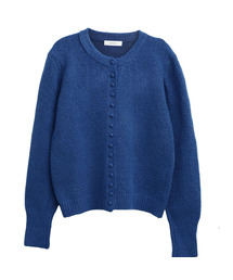 Bean button wool knit cardign_5 Colors