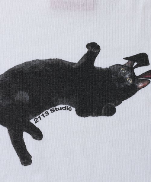 2113 STUDIO(イイルイルサムスタジオ)の「エアロクロップTシャツ7(Tシャツ/カットソー・レディース・その他・FREE)」の2枚目の写真