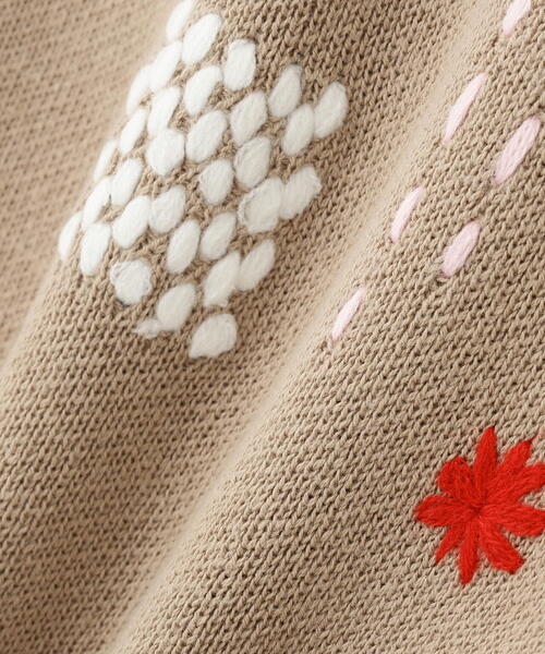 DANKE SCHON（ダンケシェーン）の「【WEB&DEPOT限定】DankeSchon/ダンケシェーン/HAND STITCH KNIT CREWNECK（ニット/セーター・メンズ・その他18/ブラック/ベージュ・M/L）」の7枚目の写真