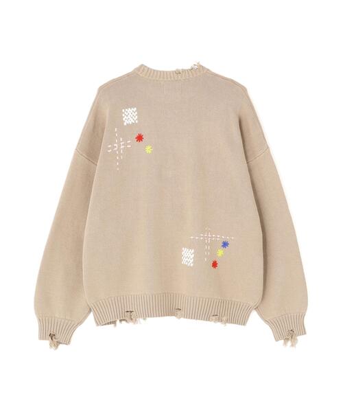 DANKE SCHON(ダンケシェーン)の「【WEB&DEPOT限定】DankeSchon/ダンケシェーン/HAND STITCH KNIT CREWNECK(ニット/セーター・メンズ・その他18/ブラック/ベージュ・M/L)」の19枚目の写真