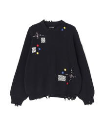 DANKE SCHON（ダンケシェーン）の「【WEB&DEPOT限定】DankeSchon/ダンケシェーン/HAND STITCH KNIT CREWNECK（ニット/セーター）」