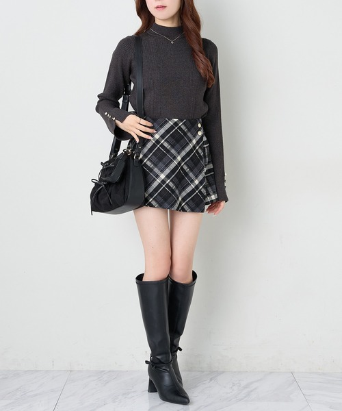 one after another NICE CLAUP（ワンアフターアナザーナイスクラップ）の「チャーム付きドロストバッグ（ショルダーバッグ・レディース・ブラック/ピンク/ブラウン・FREE）」の17枚目の写真