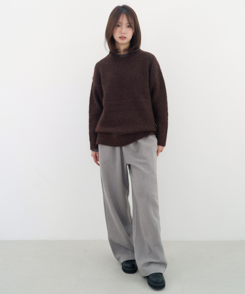 JULIAPEPE（ジュリアペペ）の「Daily Wool Banding Pants (Grey)（その他パンツ・レディース・その他・FREE）」の3枚目の写真