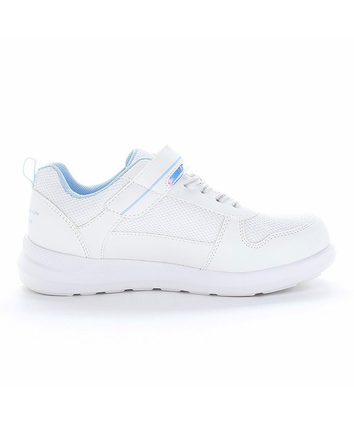 MoonStar(ムーンスター)の「【MoonStar/ムーンスター】LV 1259 コートWP ジュニアスニーカー 防水(スニーカー・キッズ・ホワイト/ブラック/ミント・19.0cm/19.5cm/20.0cm/20.5cm/21.0cm/21.5cm/22.0cm/22.5cm/23.0cm/23.5cm/24.5cm/24.0cm)」の4枚目の写真