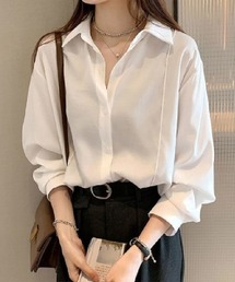 シンプルオフィスブラウス