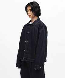 ERRORS EXCEPTED（エラーズエクスペクティド）の「EE07 プリーツデニムジャケット (インディゴ)（デニムジャケット）」