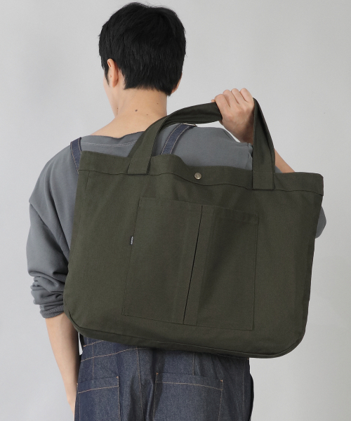 SAINTCREW(セントクルー)の「ラウンドボリュームカーゴポケットエコバッグ RVC-145 カーキ(エコバッグ/サブバッグ・メンズ・その他・フリー)」の1枚目の写真