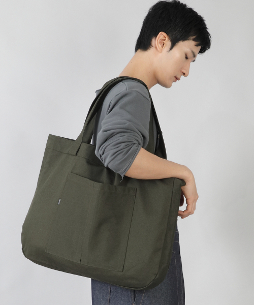 SAINTCREW(セントクルー)の「ラウンドボリュームカーゴポケットエコバッグ RVC-145 カーキ(エコバッグ/サブバッグ・メンズ・その他・フリー)」の3枚目の写真