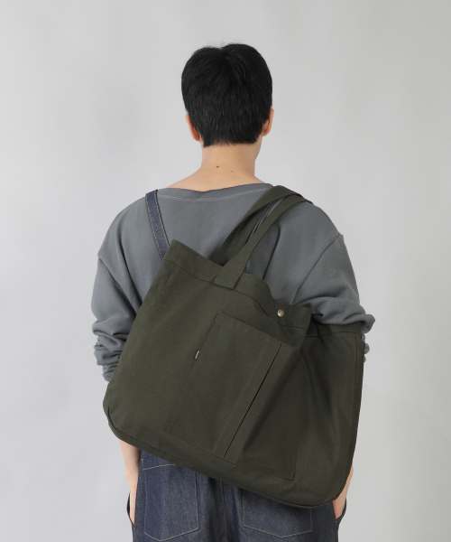 SAINTCREW(セントクルー)の「ラウンドボリュームカーゴポケットエコバッグ RVC-145 カーキ(エコバッグ/サブバッグ・メンズ・その他・フリー)」の9枚目の写真