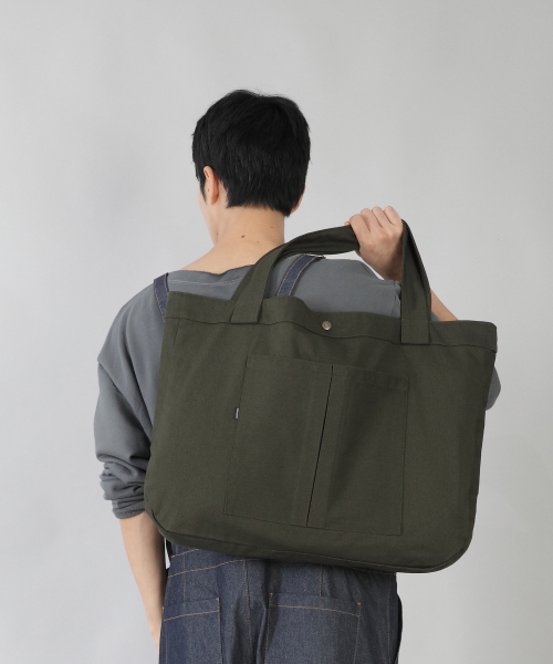SAINTCREW(セントクルー)の「ラウンドボリュームカーゴポケットエコバッグ RVC-145 カーキ(エコバッグ/サブバッグ・メンズ・その他・フリー)」の10枚目の写真