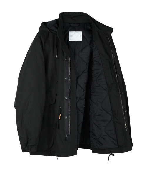 YOUNEEDGARMENTS(ユーニーズガーメンツ)の「ハイデンシティショートモッズパーカー(ブラック)(ミリタリージャケット・メンズ・その他・38/40)」の5枚目の写真