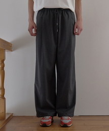 REDTAG STRIPE PANTS - DARK GREY
