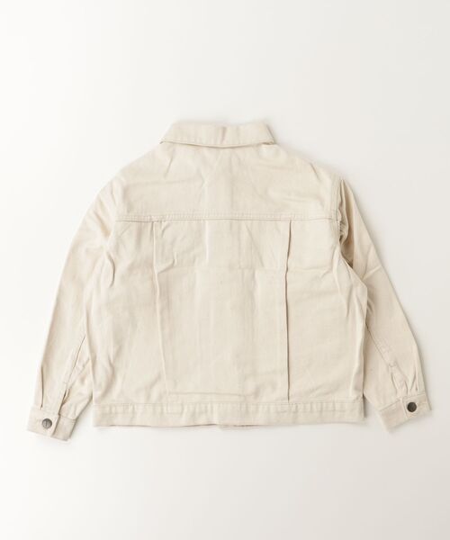 OMNES（オムネス）の「ビッグシルエット デニムジャケット KIDS（デニムジャケット・キッズ・キナリ/ライトインディゴブルー・100cm/120cm/140cm）」の22枚目の写真