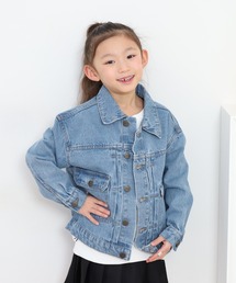 OMNES（オムネス）の「ビッグシルエット デニムジャケット KIDS（デニムジャケット）」