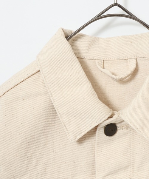 OMNES（オムネス）の「ビッグシルエット デニムジャケット KIDS（デニムジャケット・キッズ・キナリ/ライトインディゴブルー・100cm/120cm/140cm）」の13枚目の写真