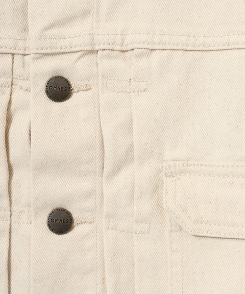 OMNES（オムネス）の「ビッグシルエット デニムジャケット KIDS（デニムジャケット・キッズ・キナリ/ライトインディゴブルー・100cm/120cm/140cm）」の16枚目の写真